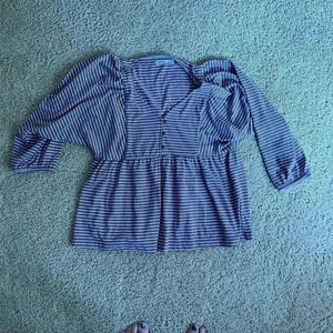 Sonoma Empire waist/ peplum Shirt Size S